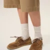 Pantofi de barcă din piele de vacă maro Pantofi de barcă din piele de vacă maro