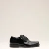 Pantofi derby din piele de vacă neagră Pantofi derby din piele de vacă neagră