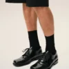 Pantofi derby din piele de vacă neagră Pantofi derby din piele de vacă neagră