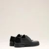 Pantofi derby din piele de vacă neagră Pantofi derby din piele de vacă neagră