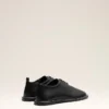 Pantofi derby midi din piele de vacă neagră Pantofi derby midi din piele de vacă neagră