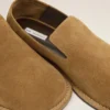 Papuci midi din piele de vacă maro Papuci midi din piele de vacă maro
