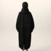Parka lungă din nailon negru Parka lungă din nailon negru