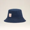 Pălărie din bumbac denim albastru cu patch Ami Paris Heritage Pălărie din bumbac denim albastru cu patch Ami Paris Heritage