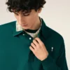 Polo verde din bumbac Ami de Coeur Polo Polo verde din bumbac Ami de Coeur Polo