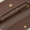 Portofel Carrousel Continental din piele netedă maro