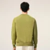 Pulover verde din lână cu guler rotund Ami de Coeur Sweater