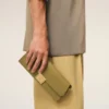 Pungă Mimi din piele de vacă verde