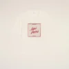 Tricou alb din bumbac Ami Paris cu imprimeu Heritage Tricou alb din bumbac Ami Paris cu imprimeu Heritage