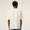 Tricou alb din bumbac Ami Paris cu imprimeu Heritage Tricou alb din bumbac Ami Paris cu imprimeu Heritage
