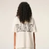 Tricou alb din bumbac cu imprimeu Ami Paris Tricou alb din bumbac cu imprimeu Ami Paris