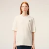 Tricou alb din bumbac cu imprimeu Place Des Victoires Tricou alb din bumbac cu imprimeu Place Des Victoires