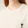 Tricou alb din bumbac cu imprimeu Place Des Victoires Tricou alb din bumbac cu imprimeu Place Des Victoires