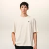 Tricou alb din bumbac cu imprimeu Place Des Victoires Tricou alb din bumbac cu imprimeu Place Des Victoires