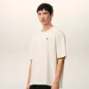 Tricou alb din bumbac cu imprimeu Place Des Victoires Tricou alb din bumbac cu imprimeu Place Des Victoires