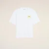 Tricou alb din bumbac Post It „Je T’aime”