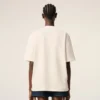 Tricou din bumbac alb Ami de Coeur cu imprimeu în relief Tricou din bumbac alb Ami de Coeur cu imprimeu în relief
