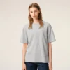 Tricou gri din bumbac cu imprimeu Ami de Coeur Tricou gri din bumbac cu imprimeu Ami de Coeur