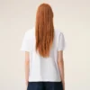 Tricou Red Ami de Coeur din bumbac alb cu imprimeu roșu Tricou Red Ami de Coeur din bumbac alb cu imprimeu roșu