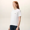 Tricou Red Ami de Coeur din bumbac alb cu imprimeu roșu Tricou Red Ami de Coeur din bumbac alb cu imprimeu roșu