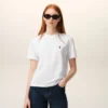 Tricou Red Ami de Coeur din bumbac alb cu imprimeu roșu Tricou Red Ami de Coeur din bumbac alb cu imprimeu roșu
