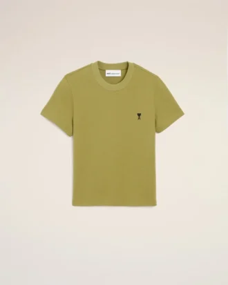 Tricou scurt Ami de Coeur din bumbac verde