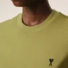 Tricou scurt Ami de Coeur din bumbac verde