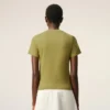 Tricou scurt Ami de Coeur din bumbac verde