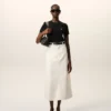 Tricou scurt din bumbac negru Ami de Coeur