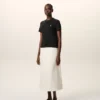 Tricou scurt din bumbac negru Ami de Coeur